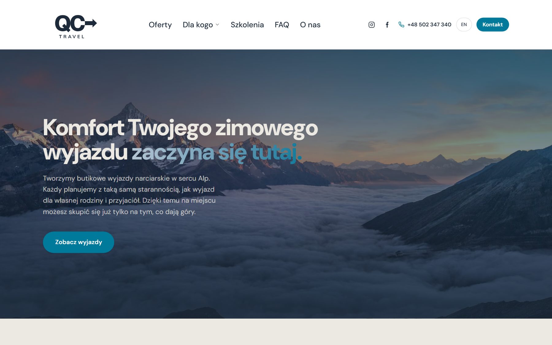 QC Travel: strona główna